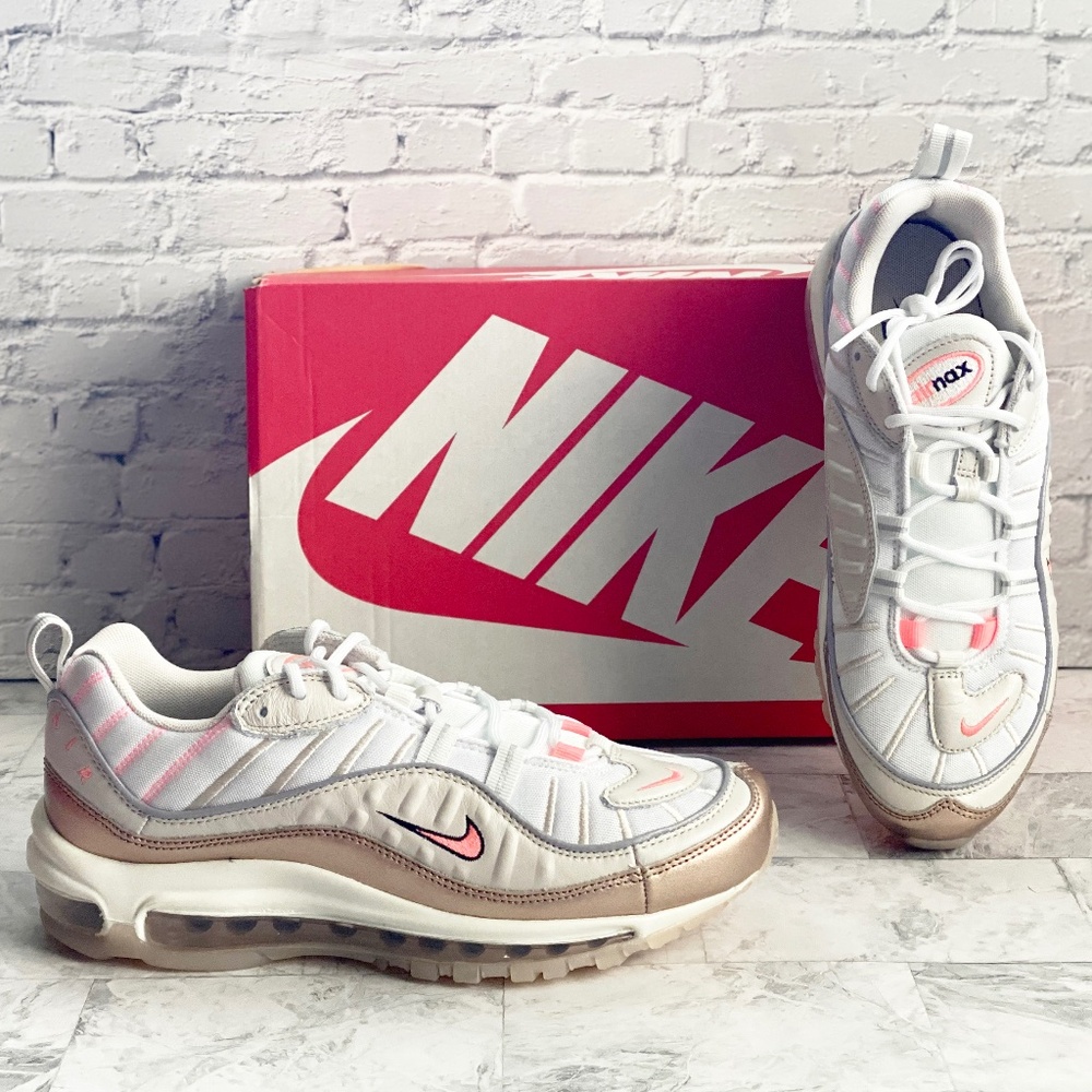 NEW Nike Air Max 98 Metallic Sneakers